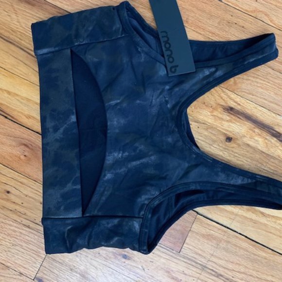 mono b sports bra size s nwt black - Picture 3 of 4